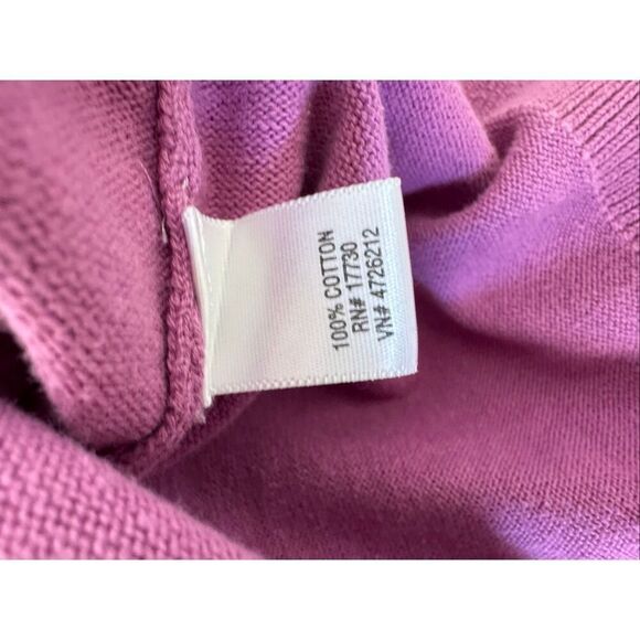 Cherokee Xl women’s pink button up cardigan sweater 100% cotton - Picture 6 of 6